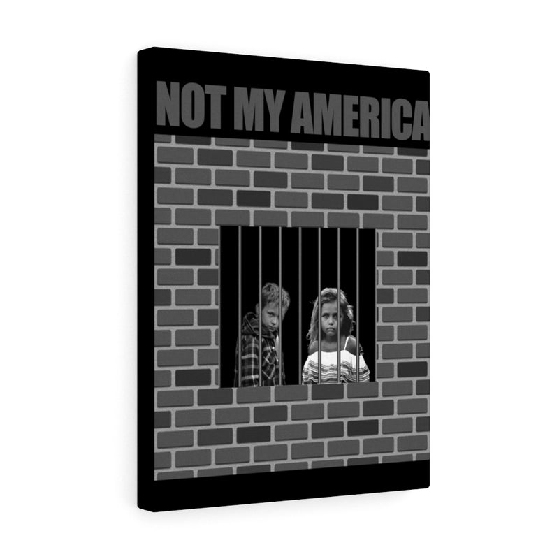 Load image into Gallery viewer, NOT MY AMERICA Canvas-Degree T Shirts