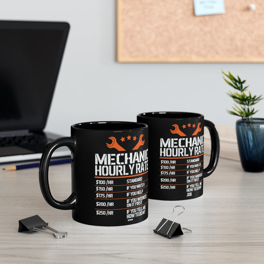 Mechanic Hourly mug-Degree T Shirts