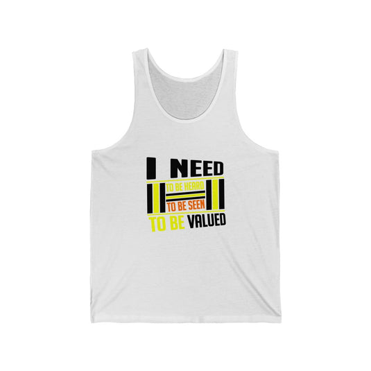 SEEN, HEARD, VALUED-Degree T Shirts