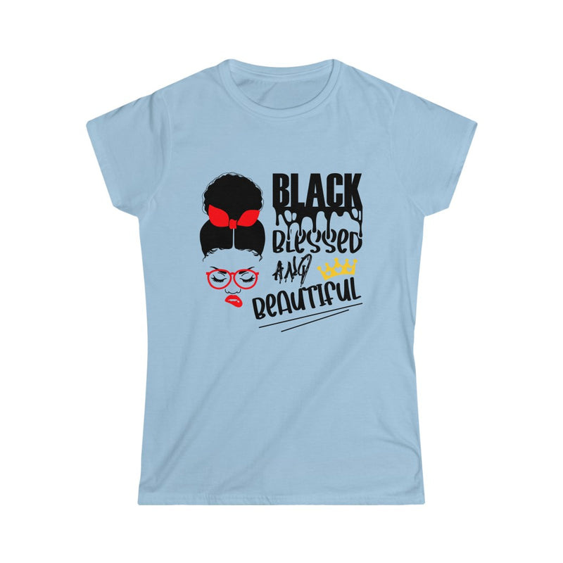 Load image into Gallery viewer, Black Blessed and Beautiful-Degree T Shirts