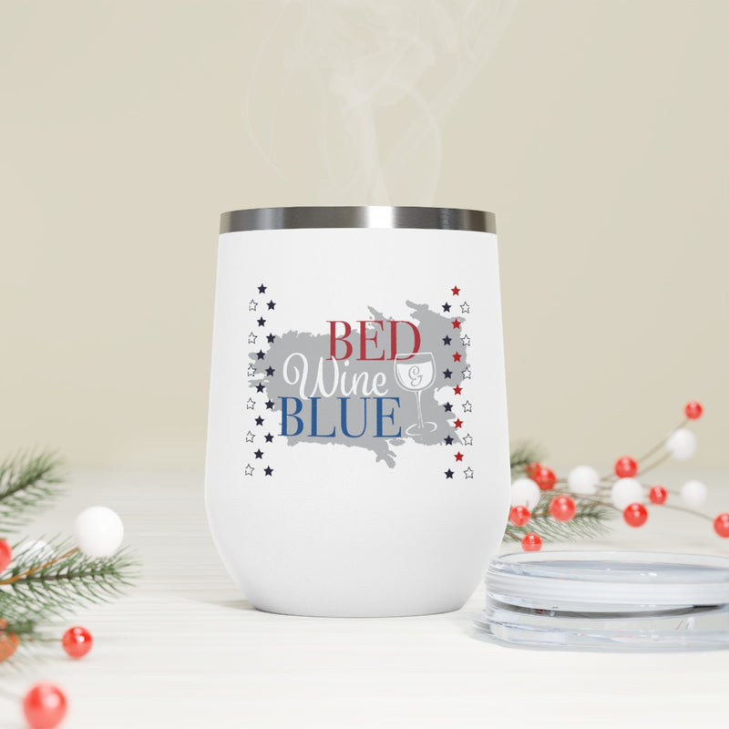 Load image into Gallery viewer, Red Wine & Blue Tumbler-Degree T Shirts