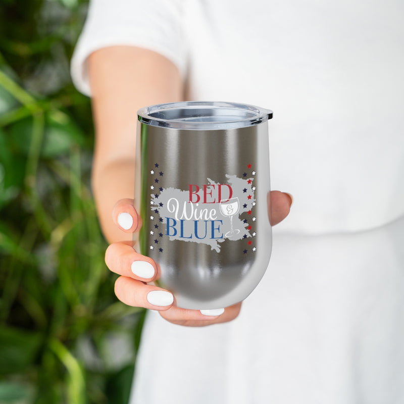 Load image into Gallery viewer, Red Wine & Blue Tumbler-Degree T Shirts