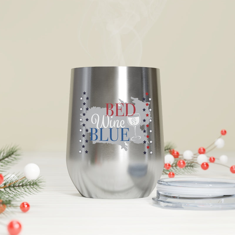 Load image into Gallery viewer, Red Wine & Blue Tumbler-Degree T Shirts