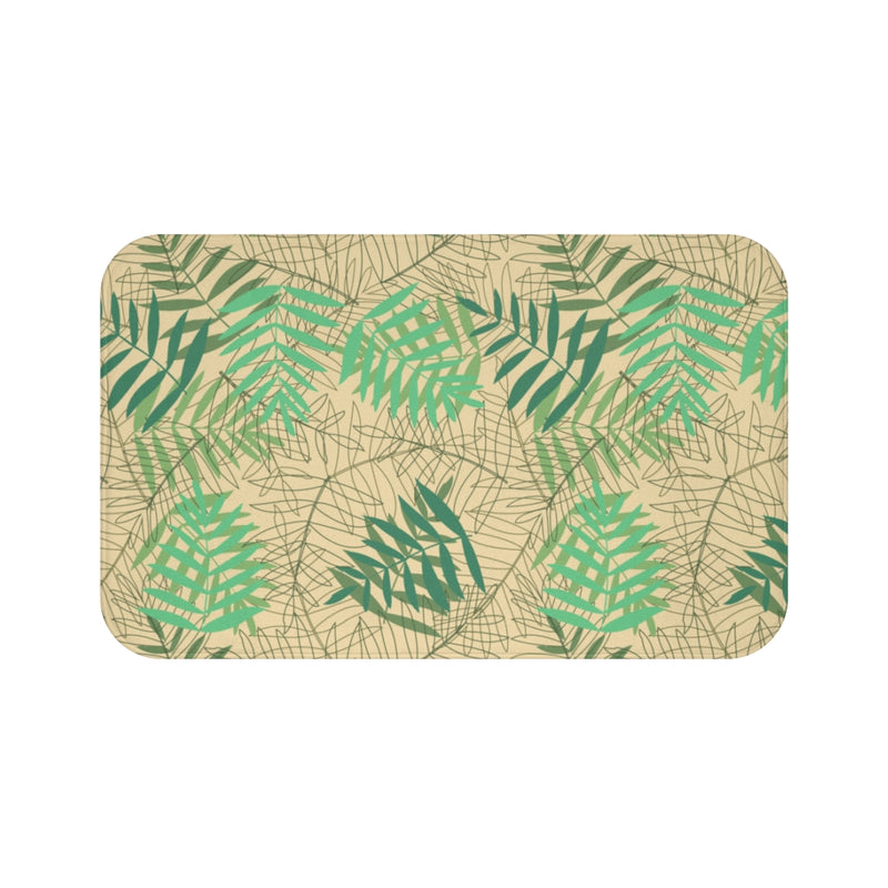 Load image into Gallery viewer, Green Bouquet bath mat-Degree T Shirts