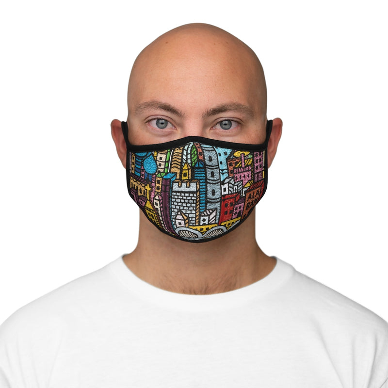 Load image into Gallery viewer, City Sleek Face Mask-Degree T Shirts