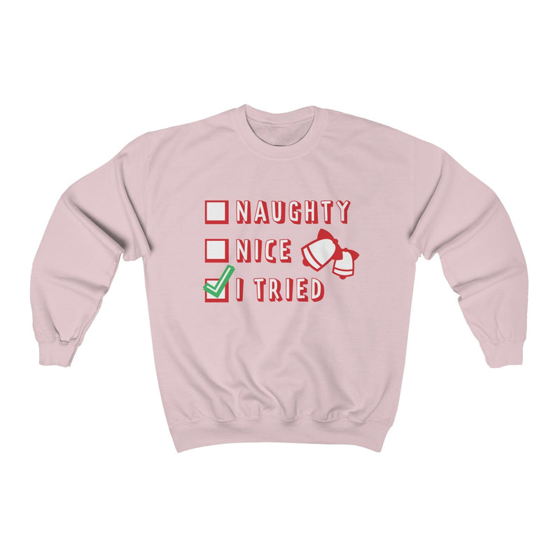 Load image into Gallery viewer, Naughty or Nice Unisex heavy blend™ crewneck sweatshirt-Degree T Shirts
