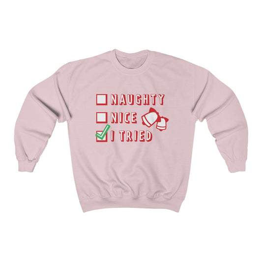 Naughty or Nice Unisex heavy blend™ crewneck sweatshirt-Degree T Shirts