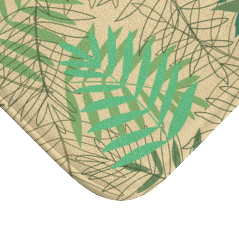 Load image into Gallery viewer, Green Bouquet bath mat-Degree T Shirts