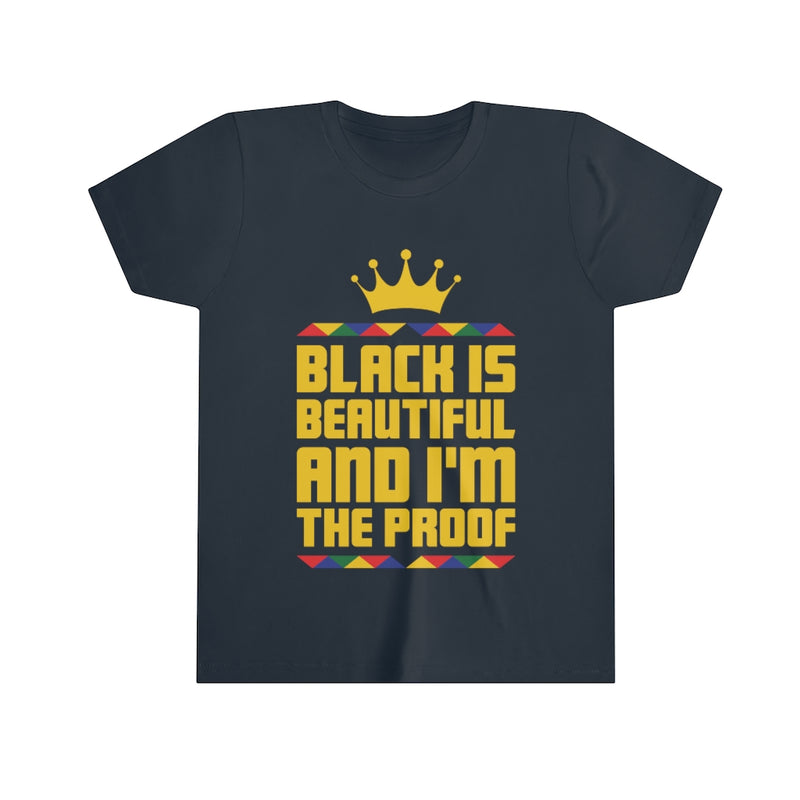 Load image into Gallery viewer, Black is Beautiful (Youth)-Degree T Shirts