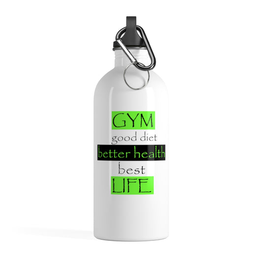 GYM LIFE Stainless Steel Water Bottle-Degree T Shirts