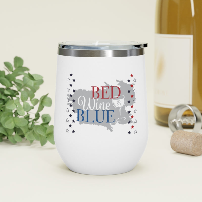 Load image into Gallery viewer, Red Wine & Blue Tumbler-Degree T Shirts