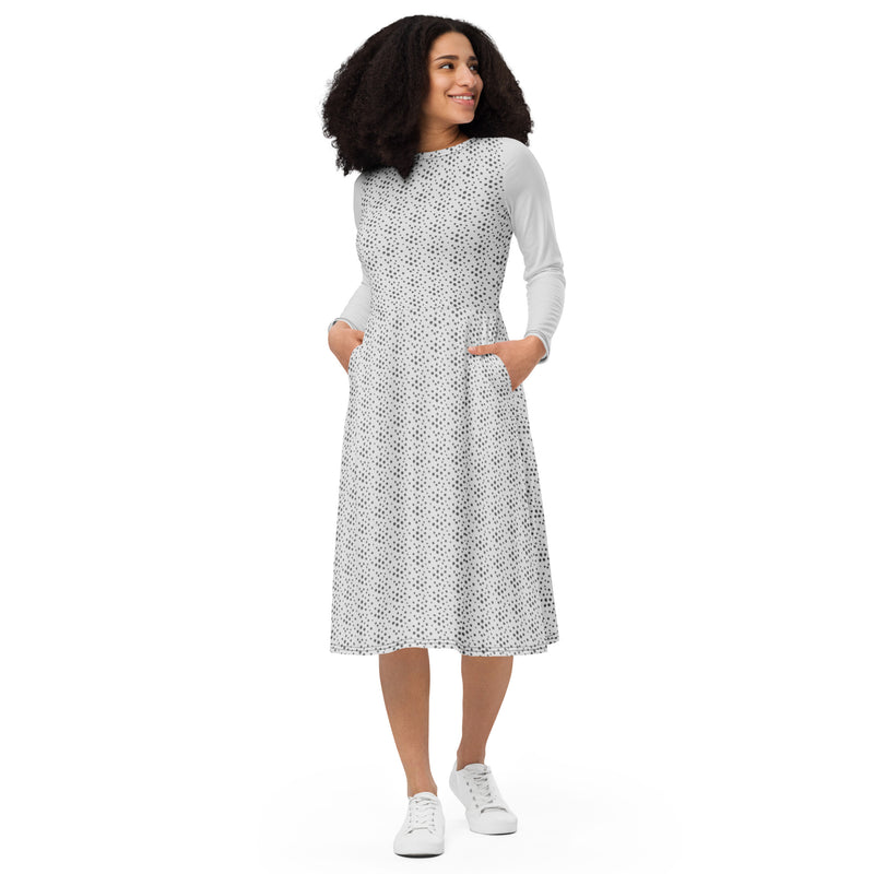 Load image into Gallery viewer, Quinn long sleeve midi dress
