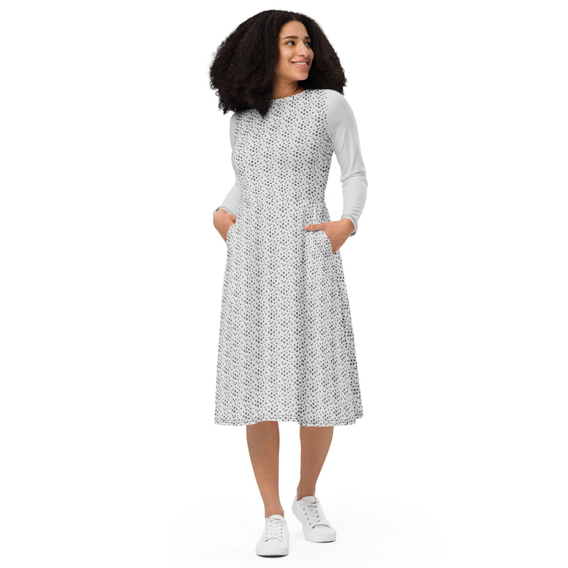 Load image into Gallery viewer, Quinn long sleeve midi dress