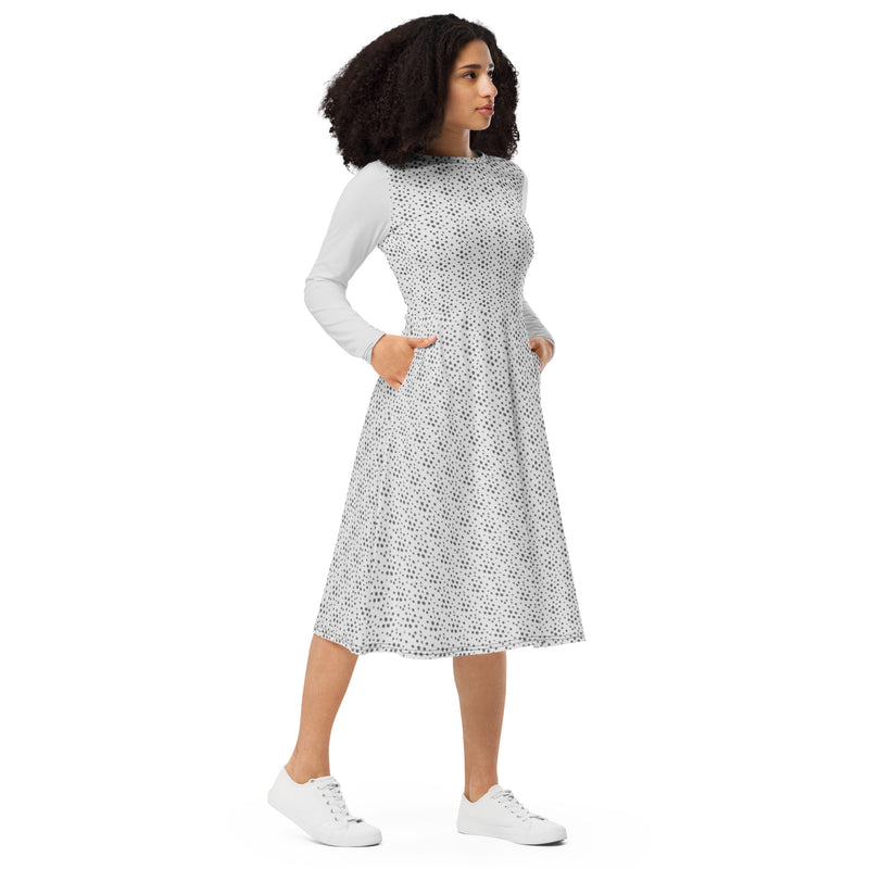 Load image into Gallery viewer, Quinn long sleeve midi dress