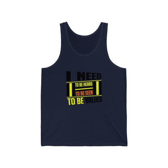 SEEN, HEARD, VALUED-Degree T Shirts