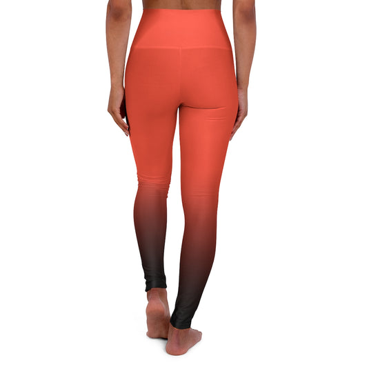 Coral Crest Yoga Leggings-Degree T Shirts