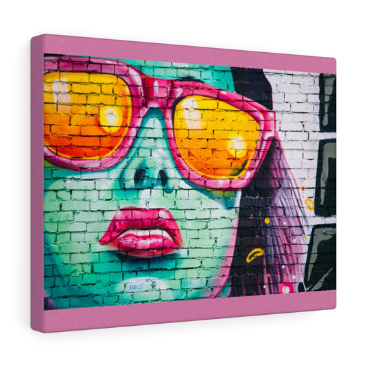 Pink Sunglasses canvas-Degree T Shirts