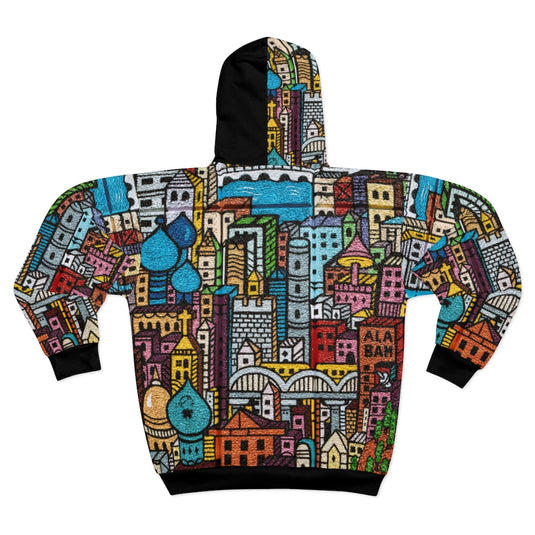City Sleek Zip Hoodie-Degree T Shirts
