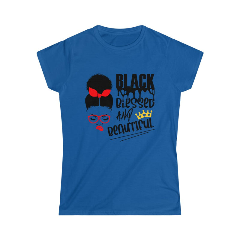 Load image into Gallery viewer, Black Blessed and Beautiful-Degree T Shirts