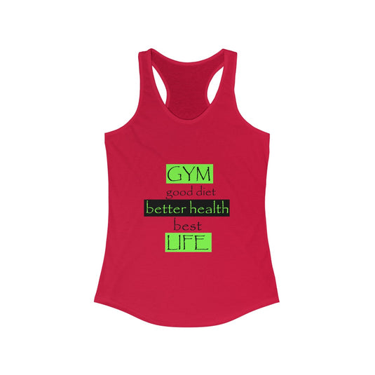 GYM...LIFE Racerback-Degree T Shirts