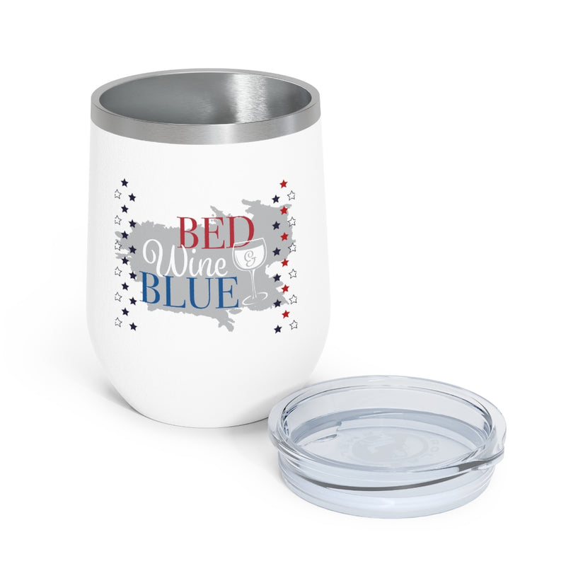 Load image into Gallery viewer, Red Wine & Blue Tumbler-Degree T Shirts