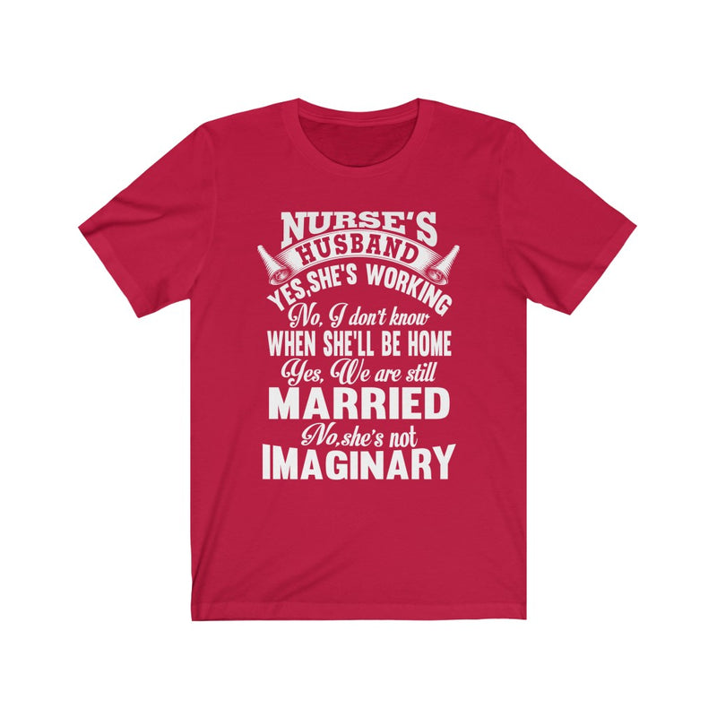 Load image into Gallery viewer, Nurse's Husband-Degree T Shirts