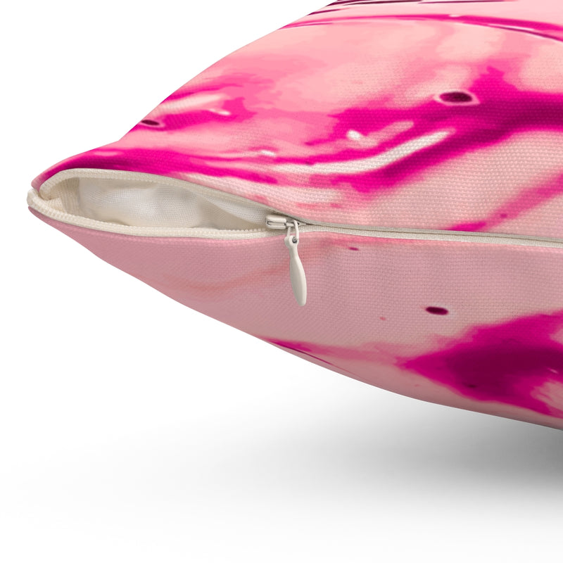 Load image into Gallery viewer, Pink Fluid Square Pillow-Degree T Shirts