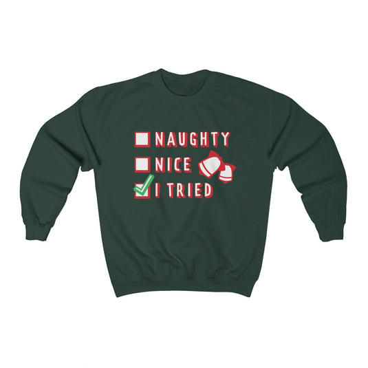 Naughty or Nice Unisex heavy blend™ crewneck sweatshirt-Degree T Shirts