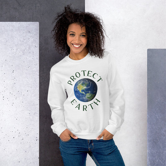 PROTECT EARTH sweatshirt-Degree T Shirts