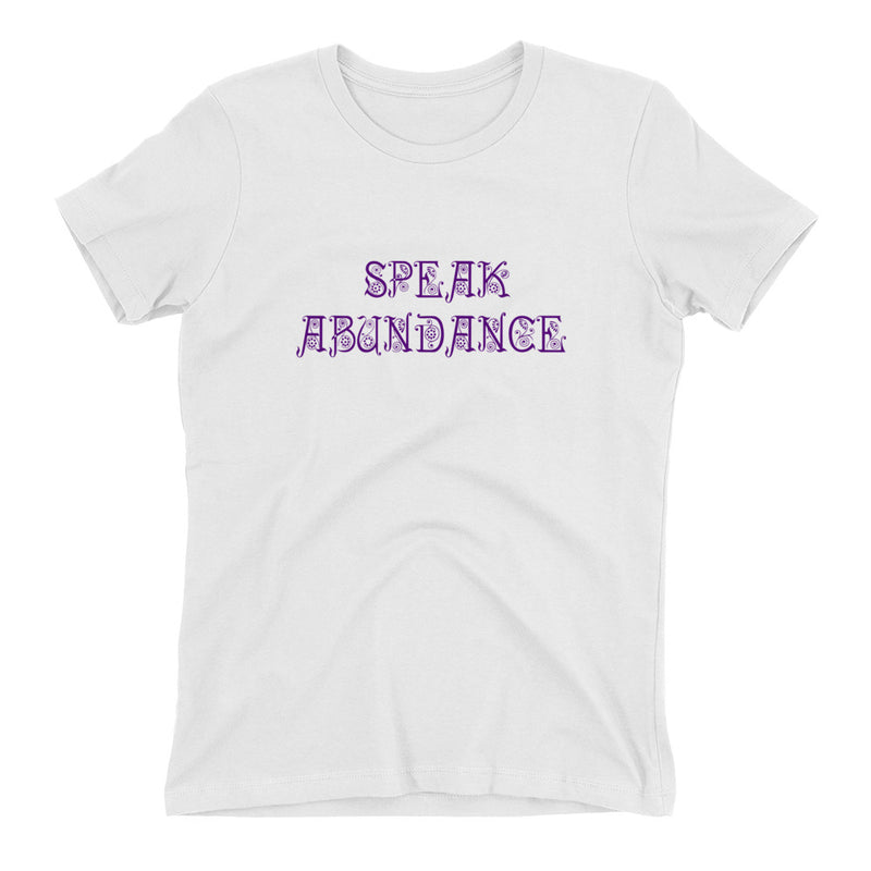 Load image into Gallery viewer, SPEAK ABUNDANCE-Degree T Shirts