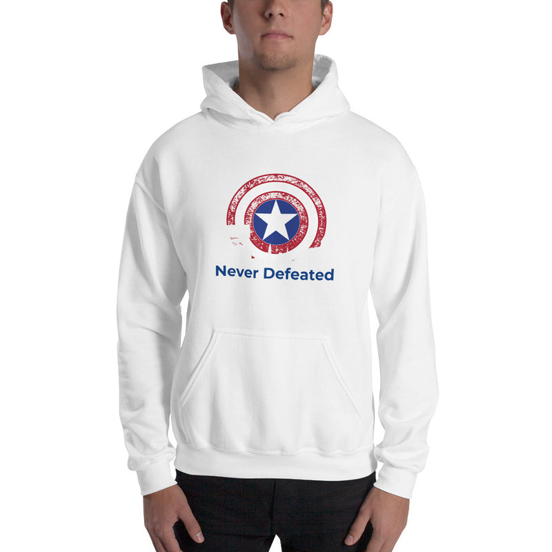 Load image into Gallery viewer, "Never Defeated" Hoodie-Degree T Shirts