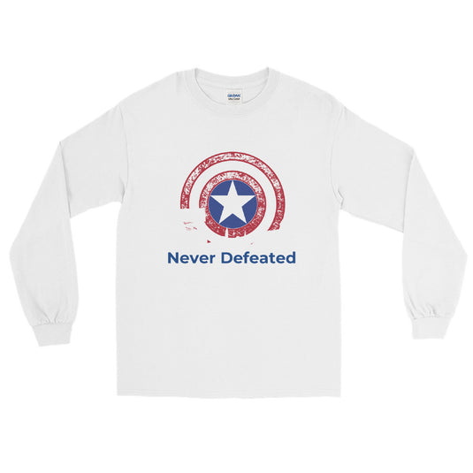 Never Defeated L/S-Degree T Shirts