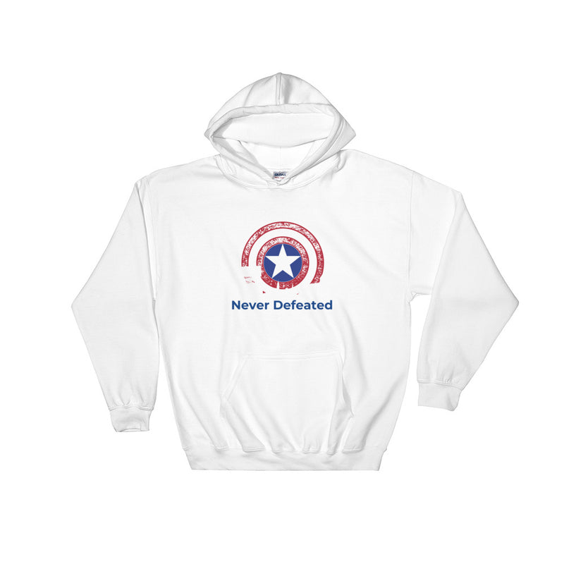 Load image into Gallery viewer, "Never Defeated" Hoodie-Degree T Shirts