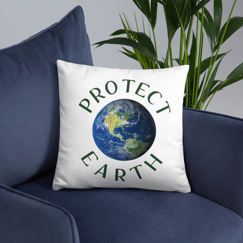 Load image into Gallery viewer, PROTECT EARTH pillow-Degree T Shirts