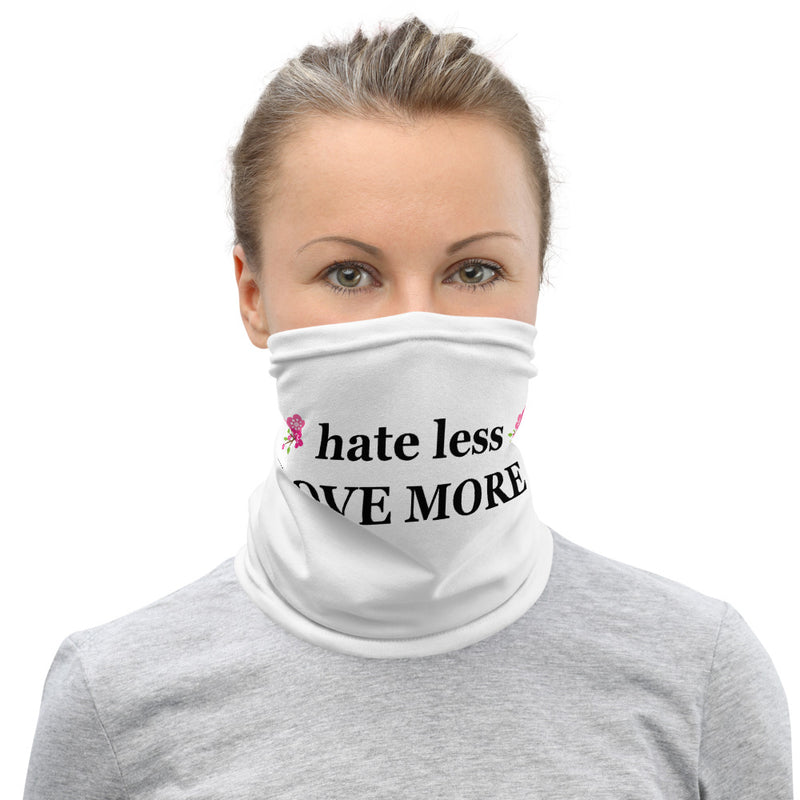 Load image into Gallery viewer, hate less LOVE MORE gaiter-Degree T Shirts