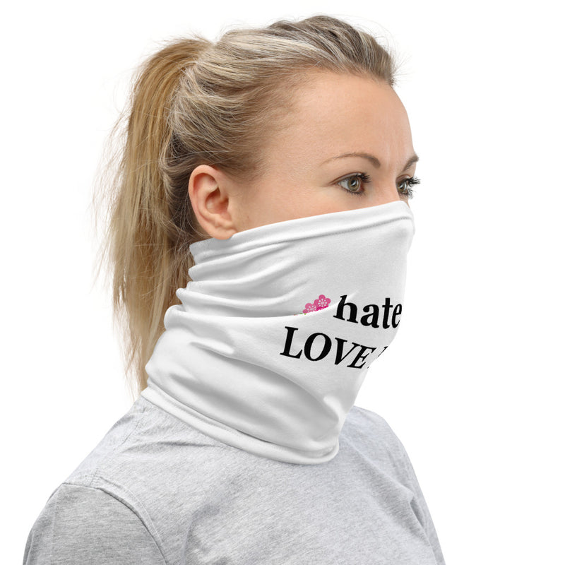 Load image into Gallery viewer, hate less LOVE MORE gaiter-Degree T Shirts