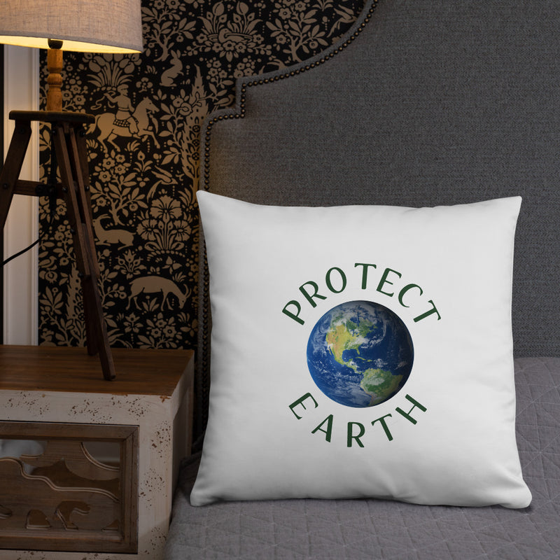 Load image into Gallery viewer, PROTECT EARTH pillow-Degree T Shirts