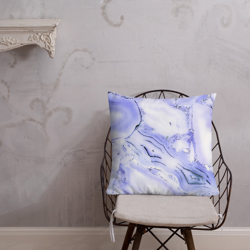 Load image into Gallery viewer, Blue Crystal Premium Pillow-Degree T Shirts