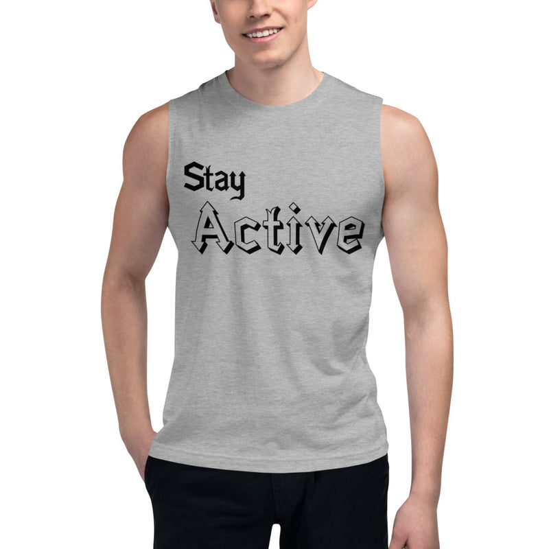 Load image into Gallery viewer, Stay Active muscle-Degree T Shirts