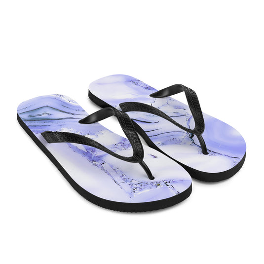 Blue Crystal Flip-Flops-Degree T Shirts