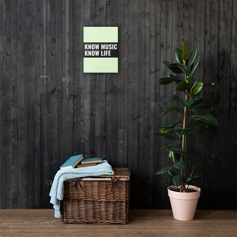 Load image into Gallery viewer, KNOW MUSIC KNOW LIFE Canvas-Degree T Shirts