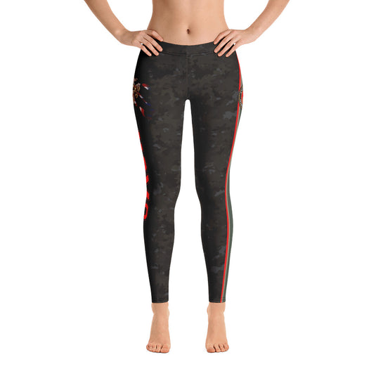 USMC Womens Leggings-Degree T Shirts
