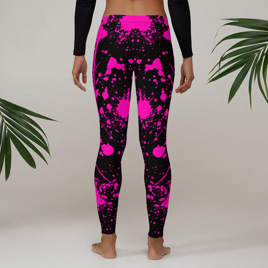 Dazzle Pink Leggings-Degree T Shirts