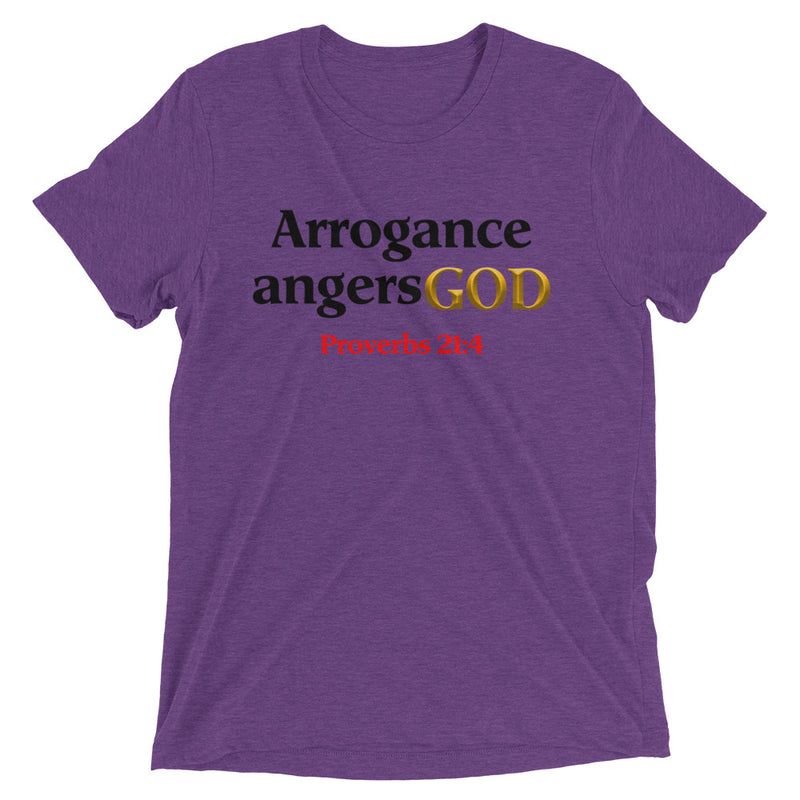 Load image into Gallery viewer, Arrogance angers God Prov. 21: 4-Degree T Shirts