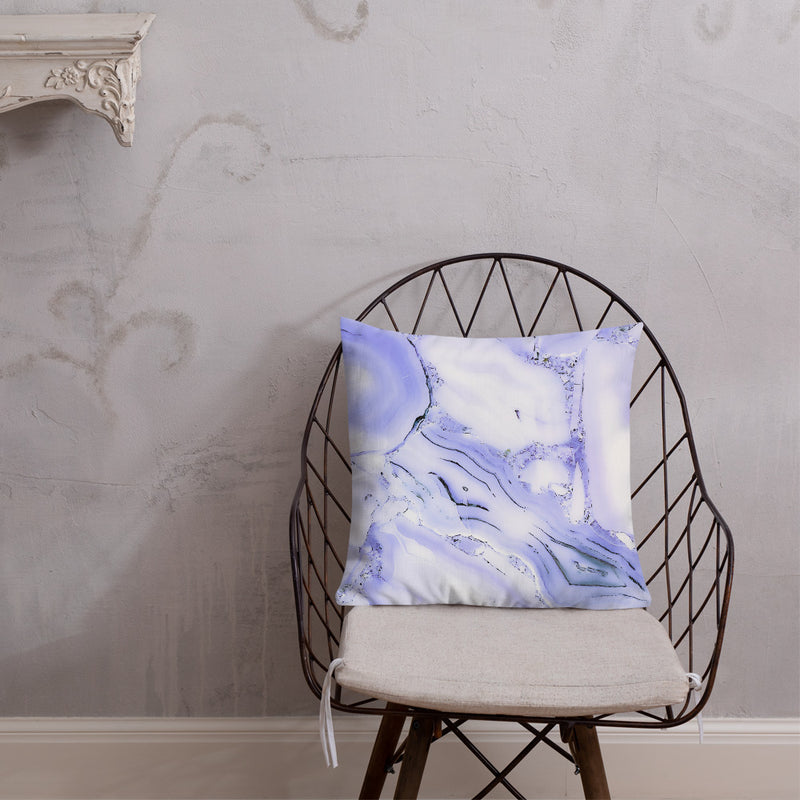 Load image into Gallery viewer, Blue Crystal Premium Pillow-Degree T Shirts