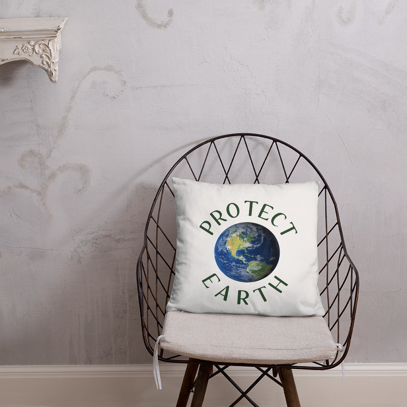 Load image into Gallery viewer, PROTECT EARTH pillow-Degree T Shirts