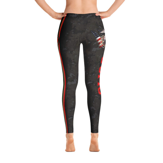 USMC Womens Leggings-Degree T Shirts