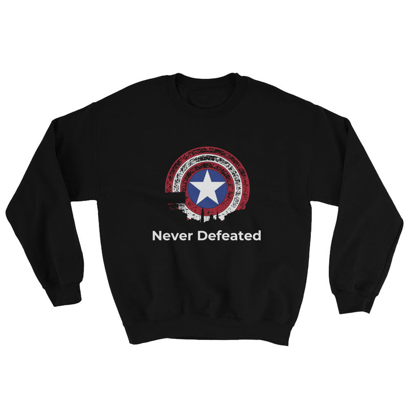 Load image into Gallery viewer, "Never Defeated" sweatshirt-Degree T Shirts