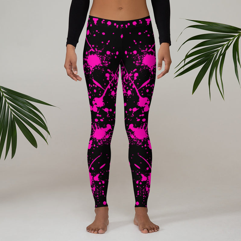 Load image into Gallery viewer, Dazzle Pink Leggings-Degree T Shirts
