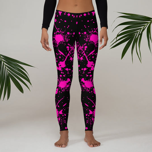 Dazzle Pink Leggings-Degree T Shirts